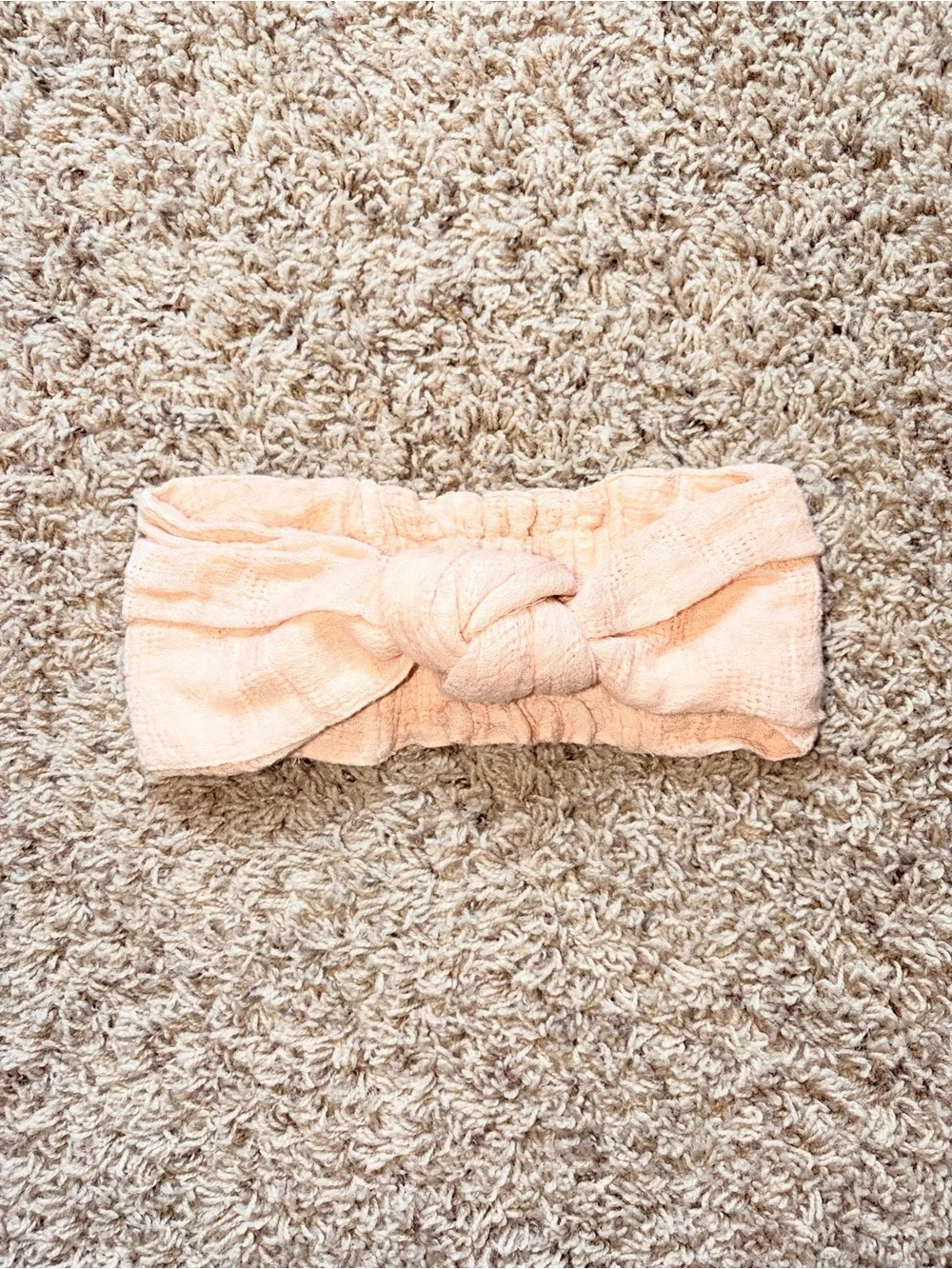 NWOT Aerie Peach Knotted Fabric Headband Soft New